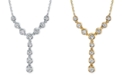 Macy's Sirena Energy Diamond Lariat (1/2 ct. t.w.) Necklace in 14k White or Yellow Gold